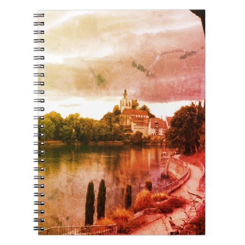 Caderno Espiral com Foto Castelo de Laufenburg Notebook