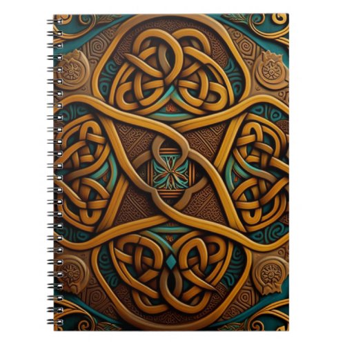 Caderno Espiral com Foto estilo Celta _ Design 1 Notebook