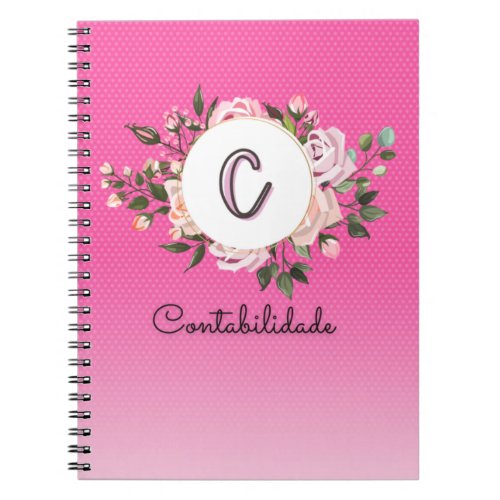 Caderno Espiral FemininoProfisses Contabilidade Notebook