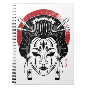 Caderno Guisa/ notebook geisha/ japan