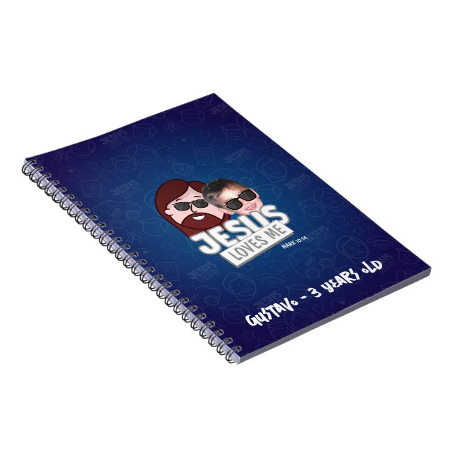 Caderno personalizado com a foto da criança  notebook (Right Side)