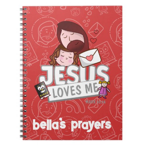 Caderno personalizado para oraes _ crianas  notebook