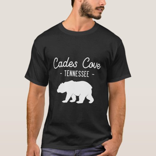Cades Cove Bear Tennessee Great Smoky Mountains T_Shirt