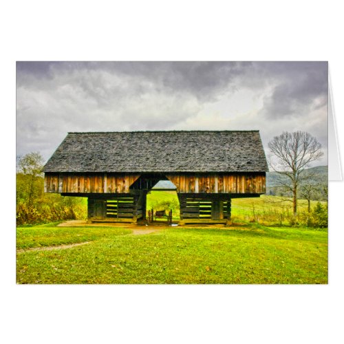 Cades Cove Cantilever Barn Tipton Place Smokies