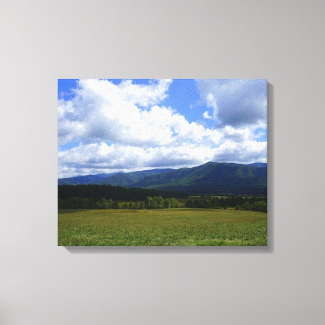 Cades Cove Canvas Print (Front)