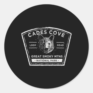 Cades Cove Great Smoky Mountains Classic Round Sticker
