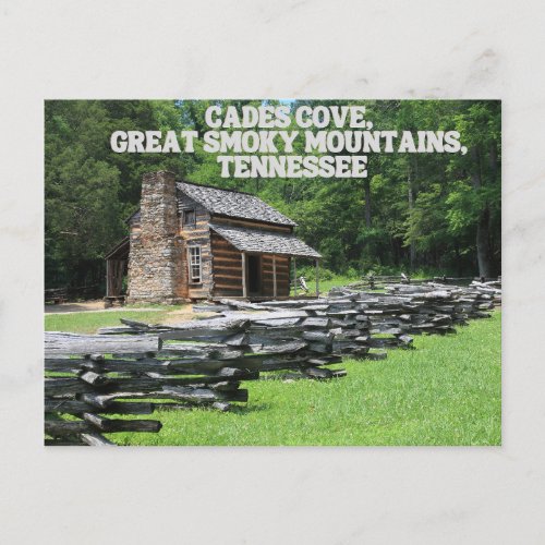 Cades Cove Great Smoky Mountains Postcard