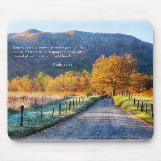Cades Cove - Path of Life Mouse Pad (Front)