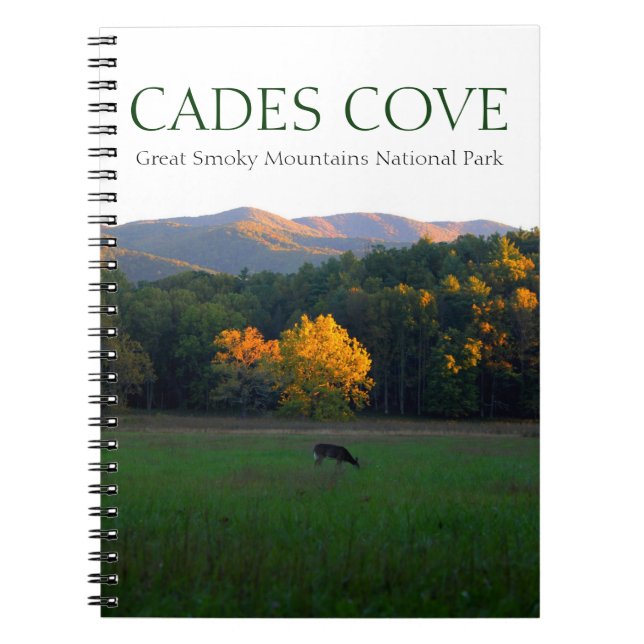 Cades Cove smoky mountain scenery notebook (Front)