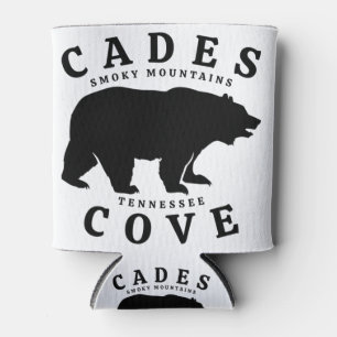 Cades Cove Smoky Mountains Bear Can Cooler