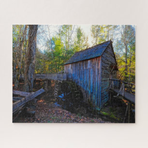 Cades Cove Smoky Mountains. Jigsaw Puzzle