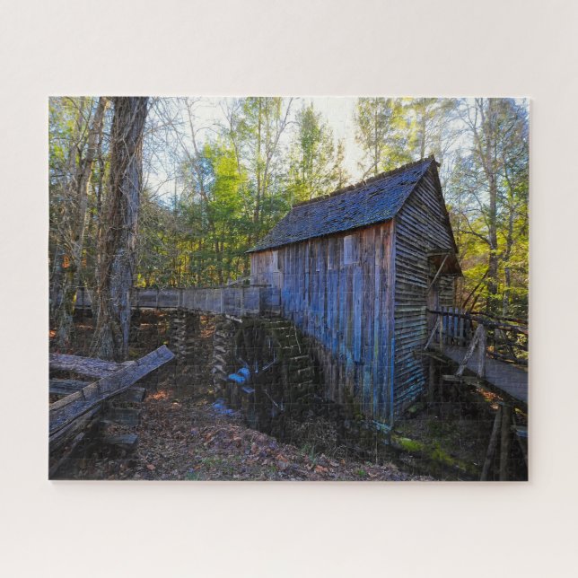 Cades Cove Smoky Mountains. Jigsaw Puzzle (Horizontal)