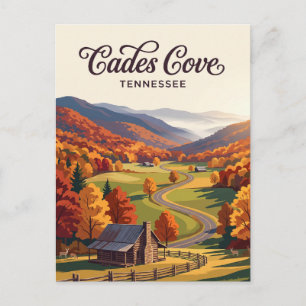Cades Cove USA Postcard