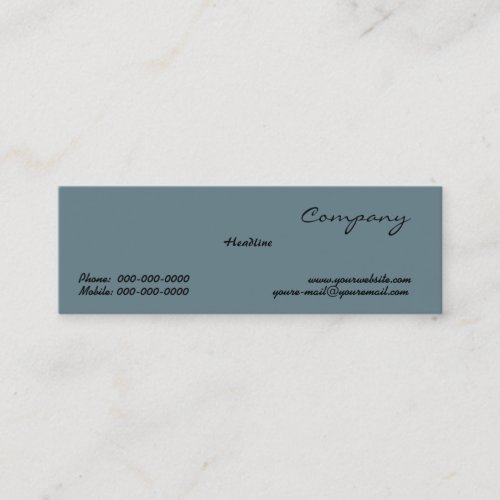 Cadet Blue Business Card
