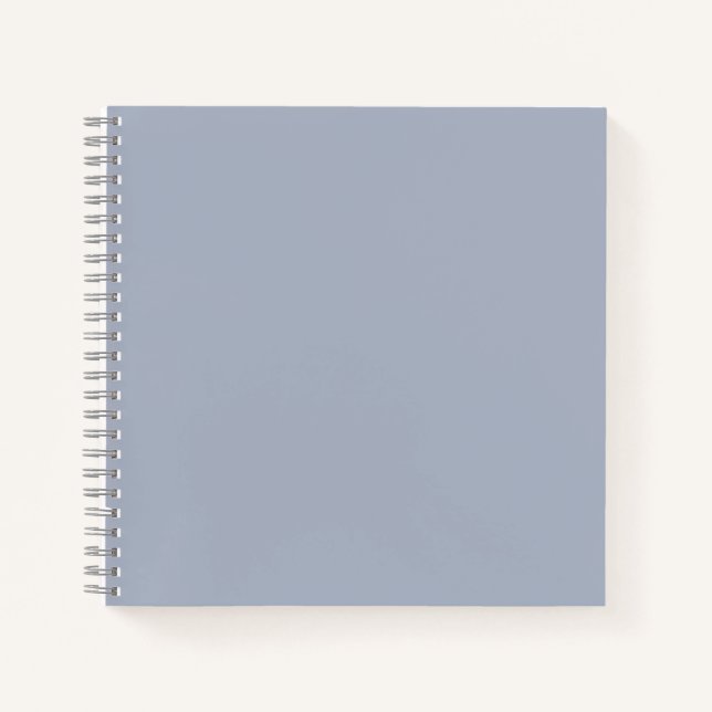 Cadet blue (Crayola) (solid color)   Notebook (Front)