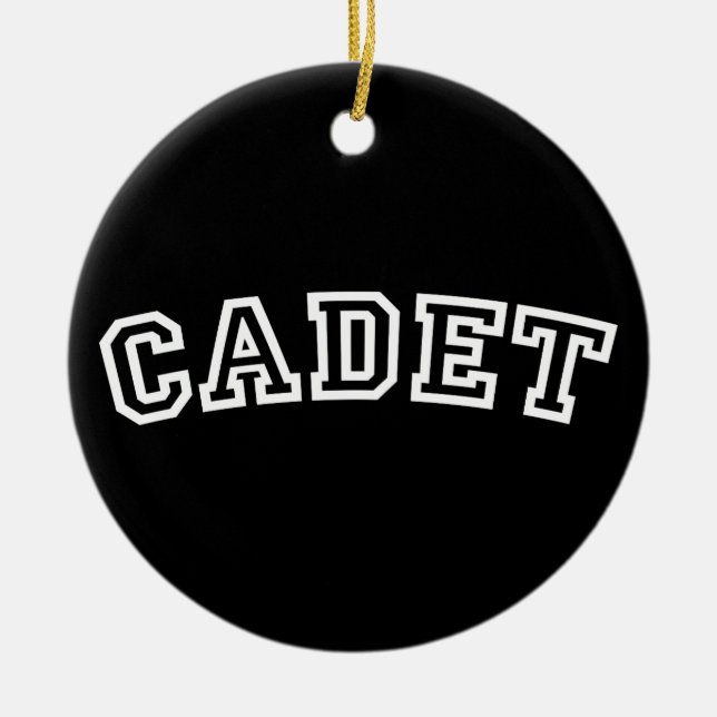 CADET CERAMIC ORNAMENT (Front)