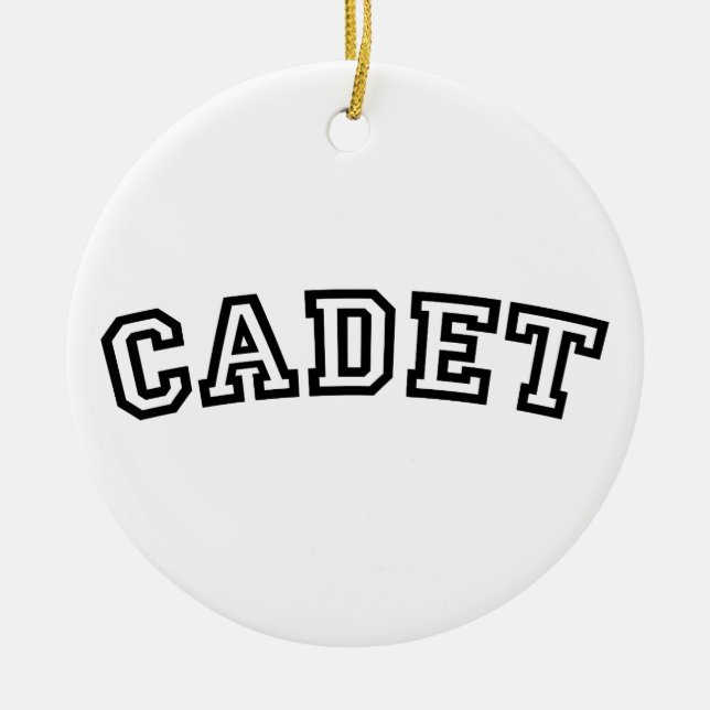 CADET CERAMIC ORNAMENT (Front)