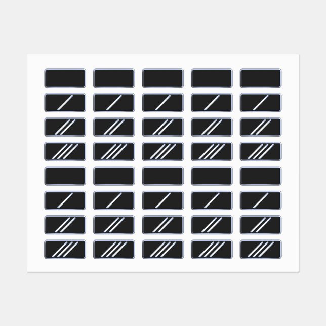 Cadet Corps Pips Set 1 sticker sheet (Sheet)