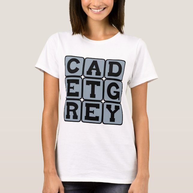 Cadet Grey, Color T-Shirt (Front)
