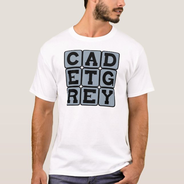 Cadet Grey, Color T-Shirt (Front)
