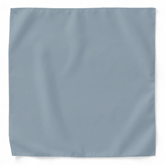 Cadet grey (solid color) bandana