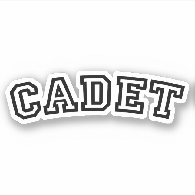 CADET STICKER (Front)
