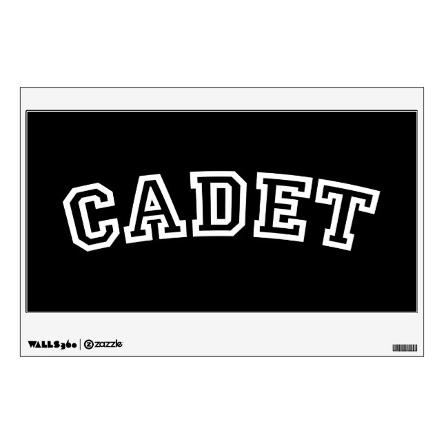 CADET WALL DECAL (Front)