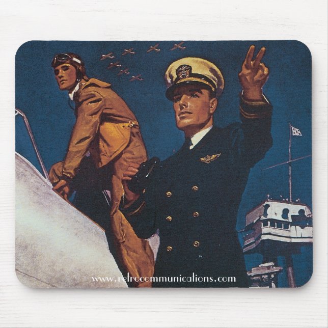 Cadets for Naval Aviation Mouse Pad (Front)