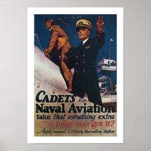 Cadets for Naval Aviation Poster