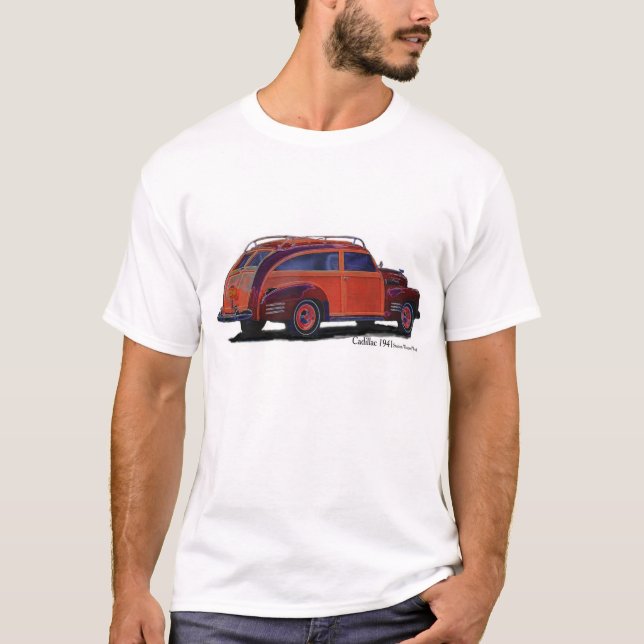 Cadillac 1941 Station Wagon / Woody T-Shirt (Front)