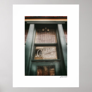 Cadillac Apartments Poster Print