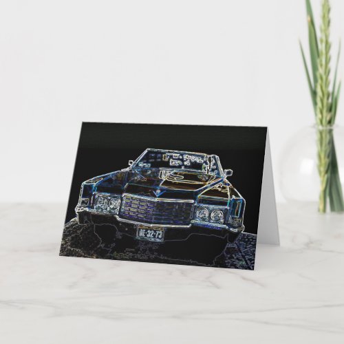 Cadillac Birthday card