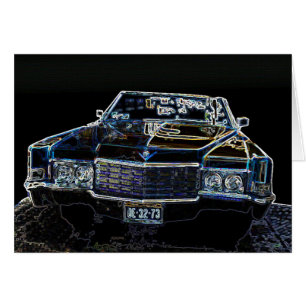 Cadillac Birthday card