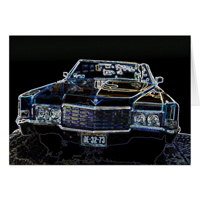 Cadillac Birthday card (Front Horizontal)