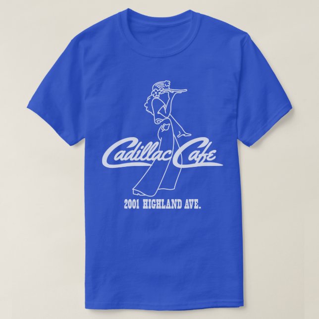 Cadillac Cafe Waitress TShirt (Design Front)
