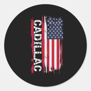 Cadillac City Classic Round Sticker