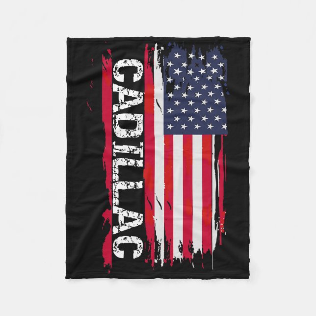 Cadillac City  Fleece Blanket (Front)