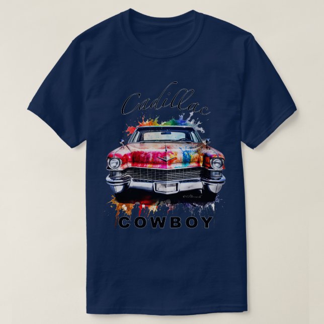 Cadillac Cowboy T-Shirt (Design Front)
