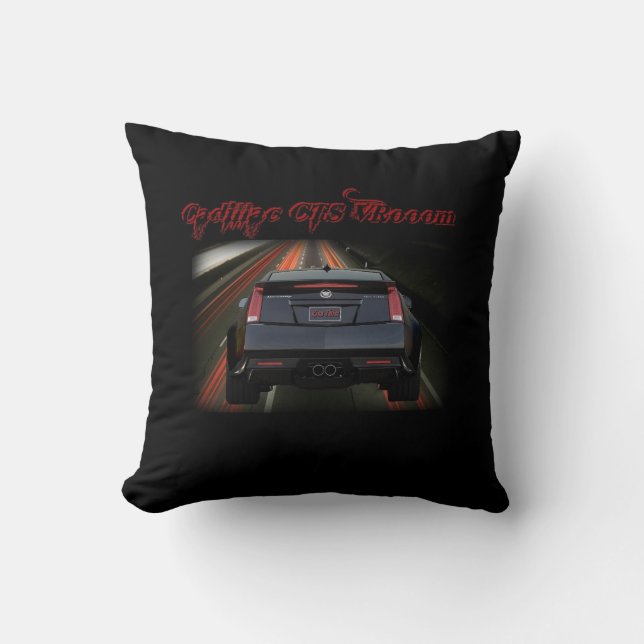 Cadillac CTS VR - Kiss This! Throw Pillow (Front)