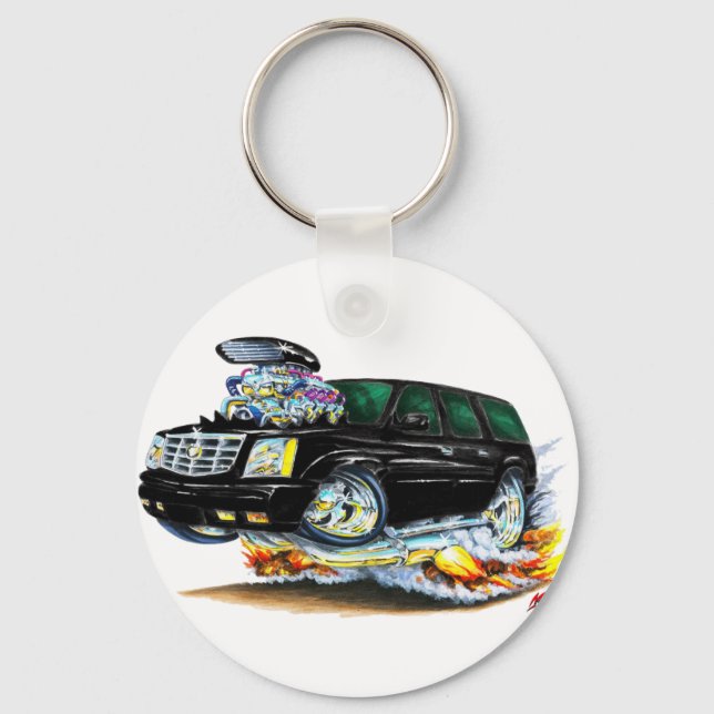 Cadillac Escalade Black Truck Keychain (Front)