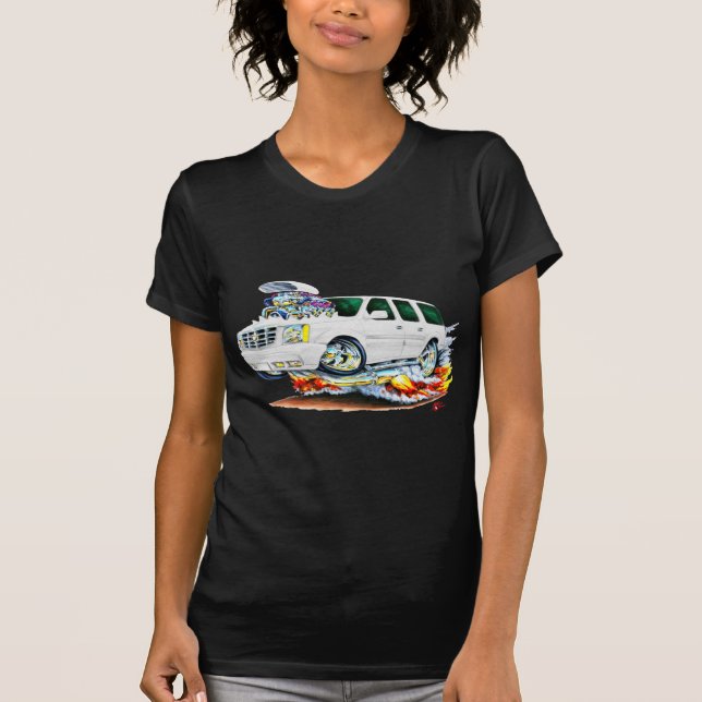 Cadillac Escalade White Truck T-Shirt (Front)