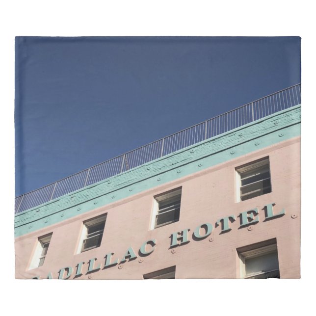 CADILLAC HOTEL BUILDING DUVET COVER (Front)