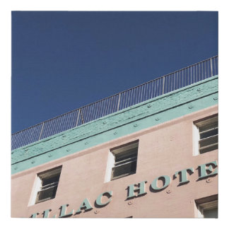 CADILLAC HOTEL BUILDING FAUX CANVAS PRINT