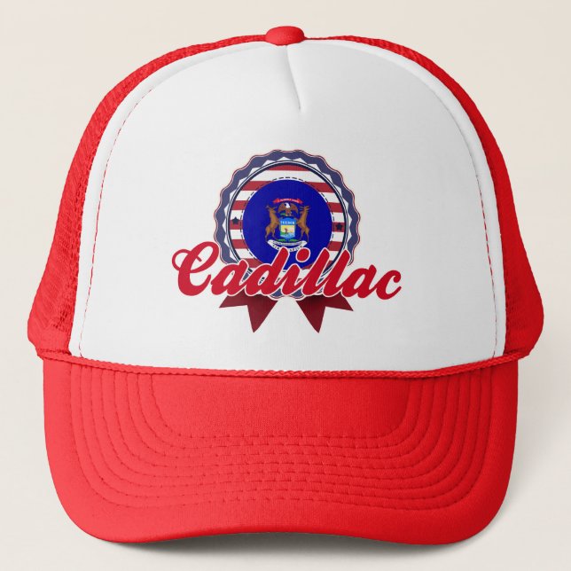 Cadillac, MI Trucker Hat (Front)