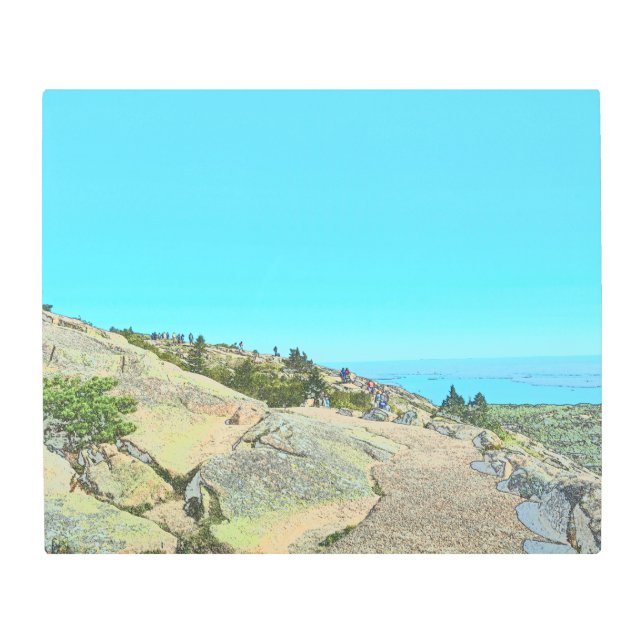 CADILLAC MOUNTAIN 24 x 20 METAL PRINT (Front)