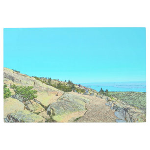CADILLAC MOUNTAIN 36 X 24 METAL PRINT