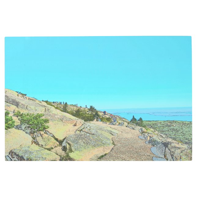 CADILLAC MOUNTAIN 36 X 24 METAL PRINT (Front)