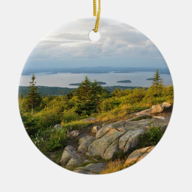 Cadillac Mountain Acadia National Park Ornament (Front)