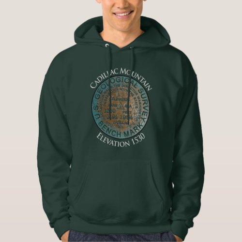 Cadillac Mountain Elevation Marker Hoodie