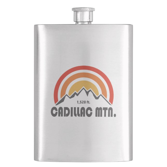 Cadillac Mountain Flask (Front)